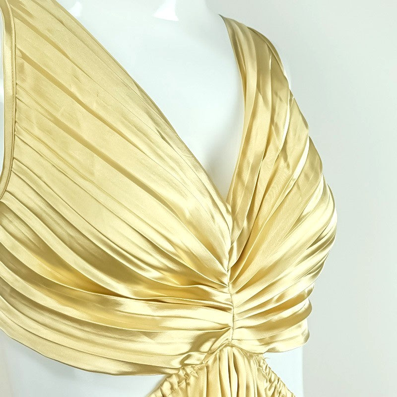 Marina - Vestido Largo Plisado