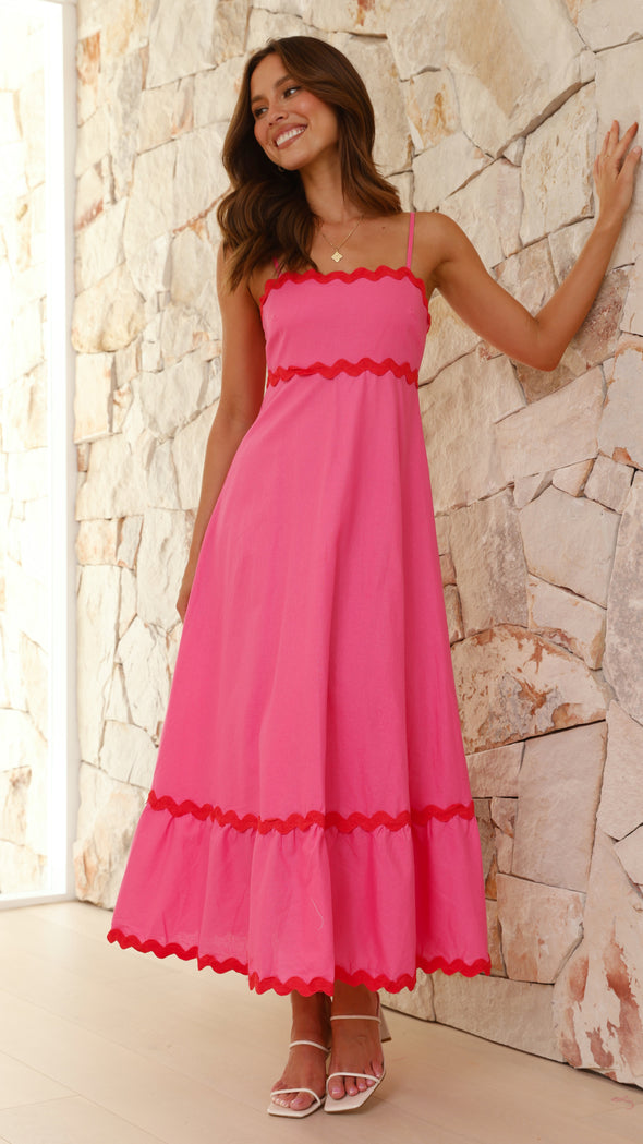 Carolina - Vestido largo de tirantes