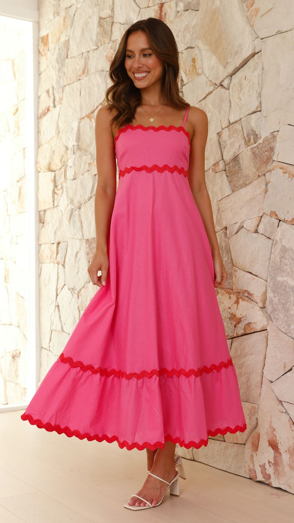 Carolina - Vestido largo de tirantes