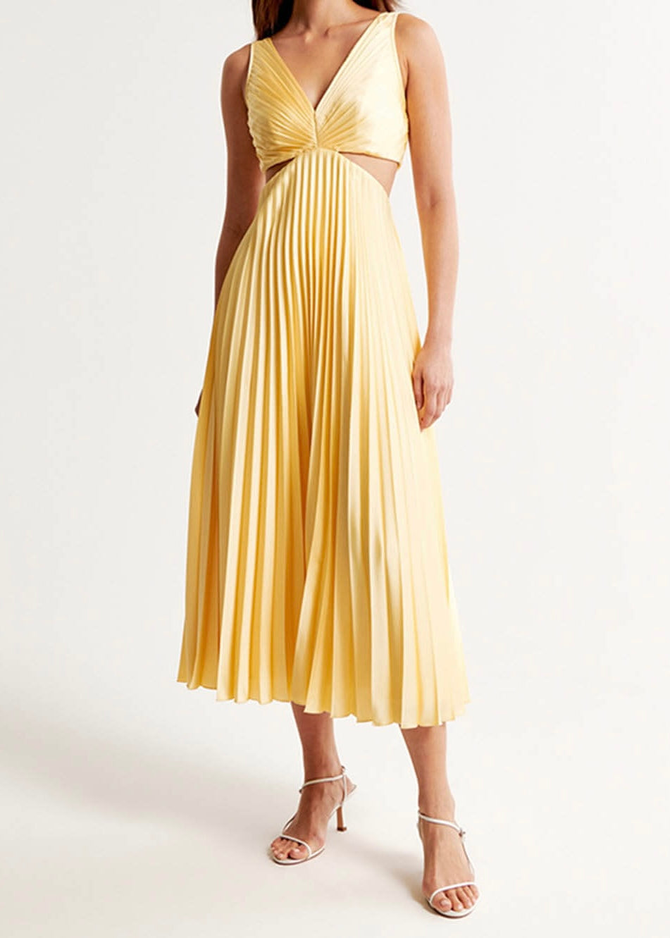 Marina - Vestido Largo Plisado
