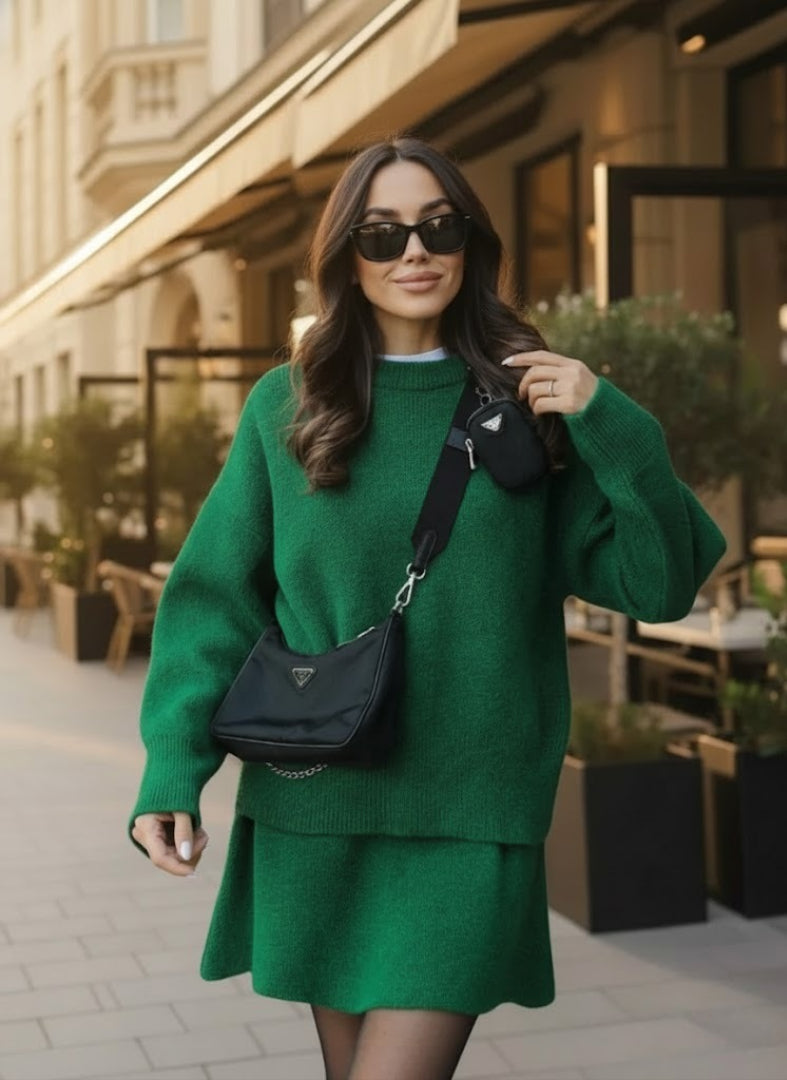 Conjunto de punto acogedor