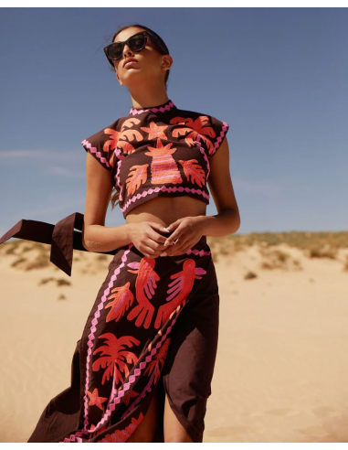 Katia - Conjunto estampado Top y Falda